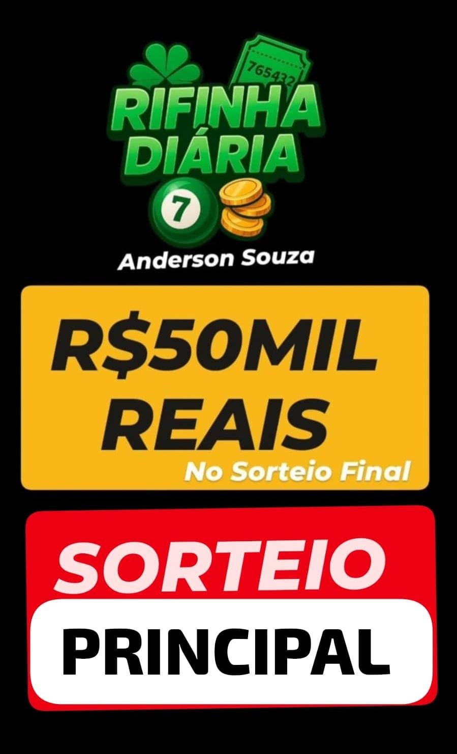 73° EDIÇÃO R$100 MIL REAIS NO PIX